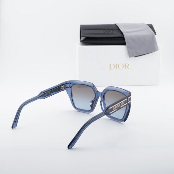 Dior DIORSIGNATURE S10F 30F2 Square Sunglasses - Blue/Bordeaux main image 7